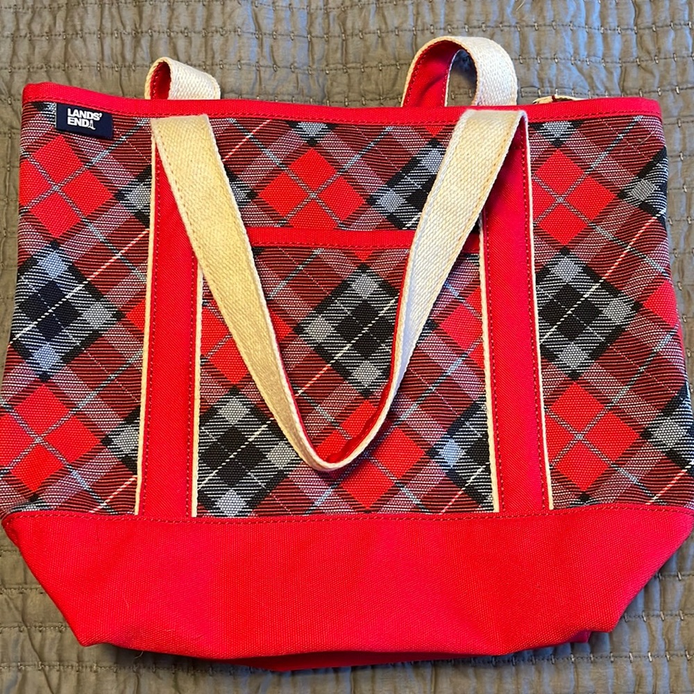 Lands End canvas tote